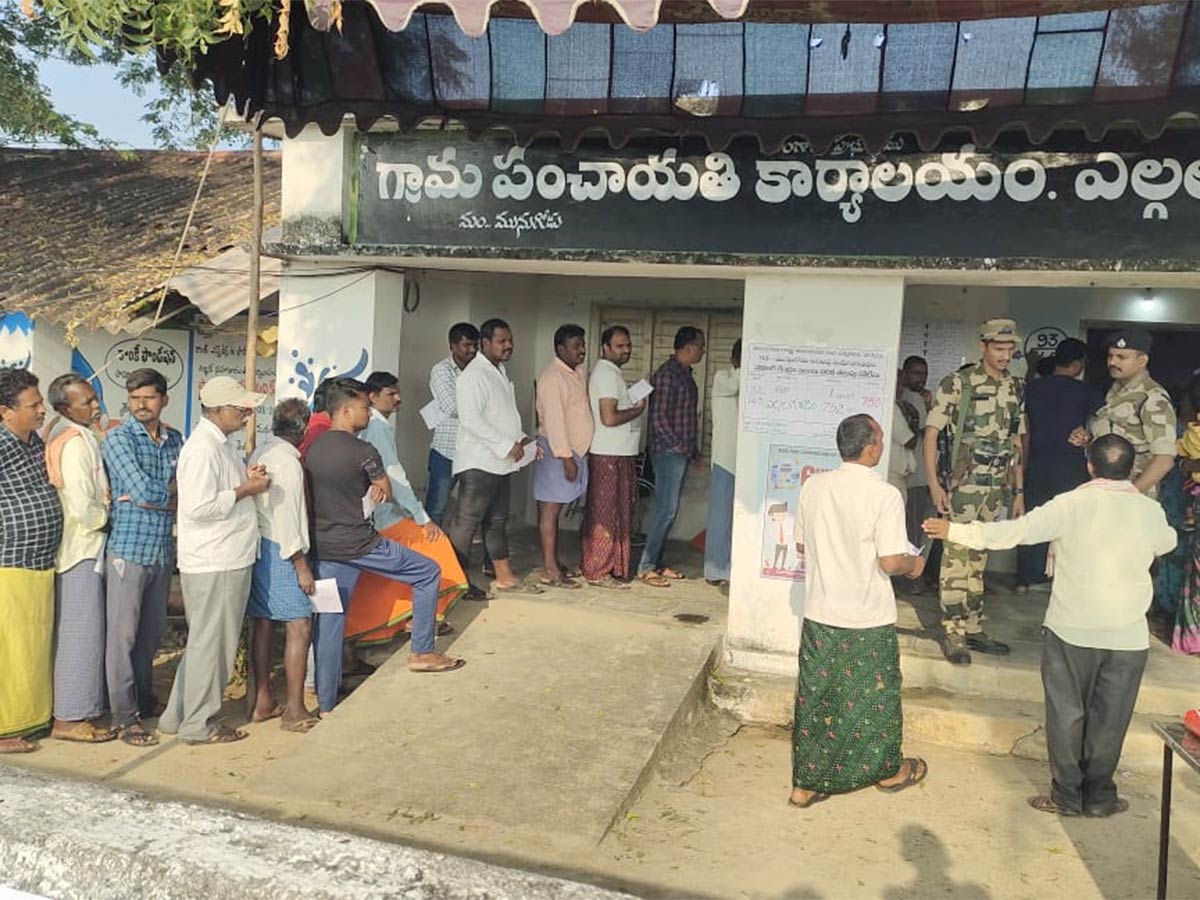 Polling under way in Telangana Munugode assembly constituency byepoll - Sakshi8