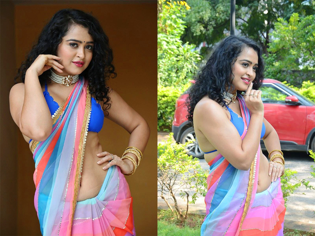 Apsara Rani Saree HD Images - Sakshi1