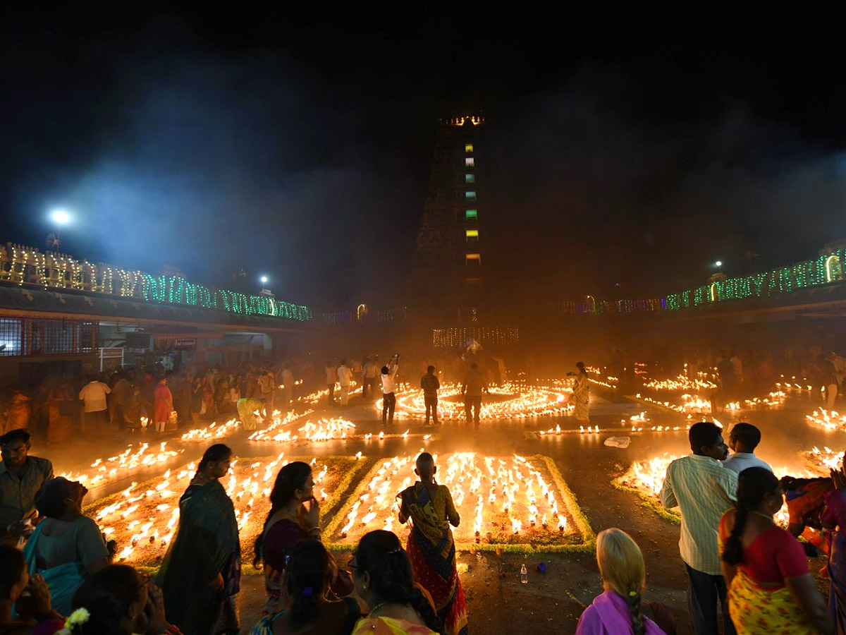 Koti Deepotsavam held at indrakeeladri Durga Temple Photo Gallery - Sakshi2