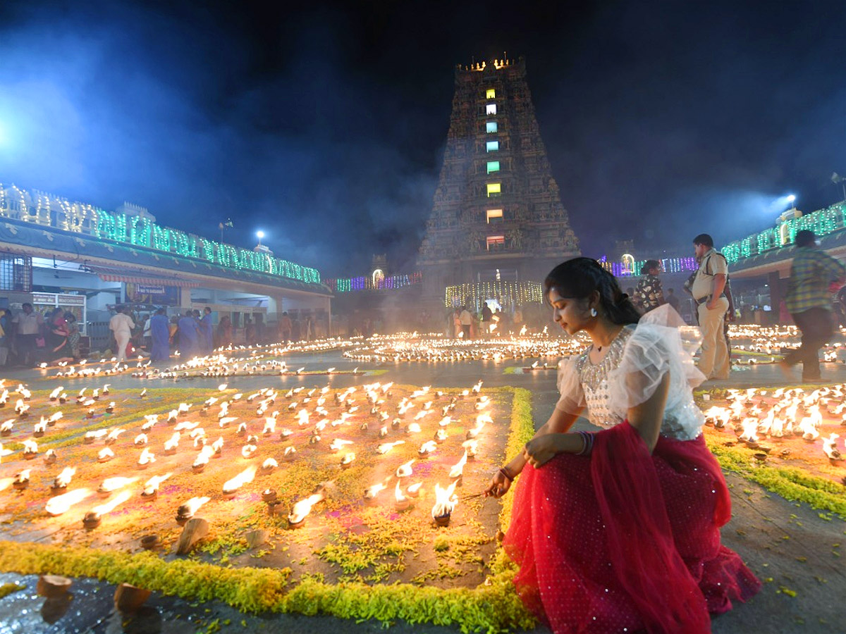 Koti Deepotsavam held at indrakeeladri Durga Temple Photo Gallery - Sakshi7