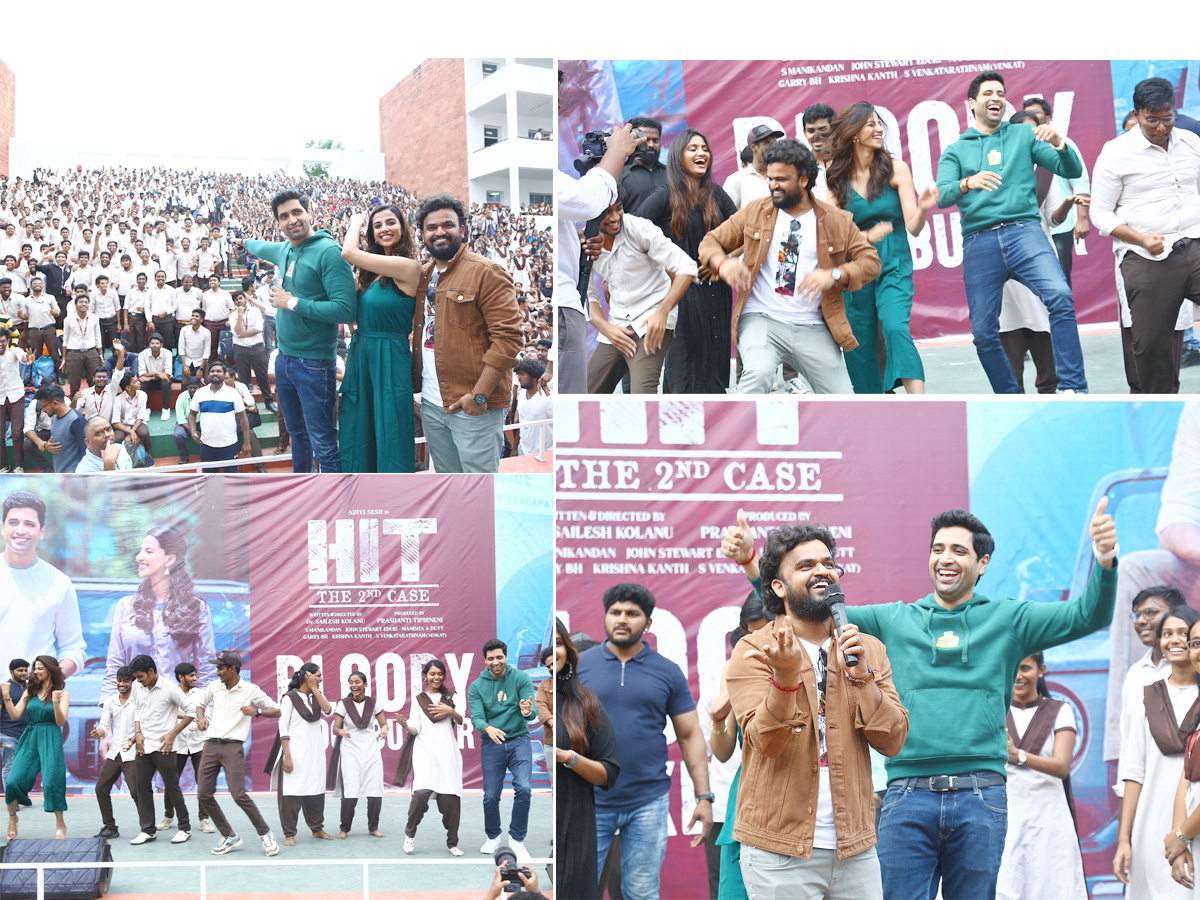 Hit2 movie team success celebrations at guntur vvit College Photos - Sakshi1