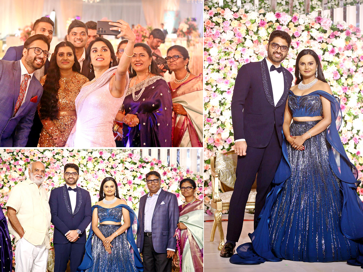 Director Gunasekhar Daughter Neelima Wedding Reception Photos   - Sakshi32