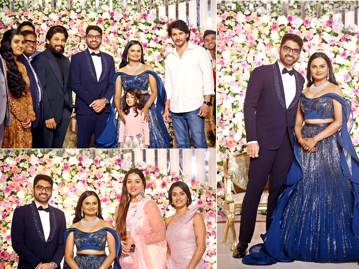 Director Gunasekhar Daughter Neelima Wedding Reception Photos   - Sakshi1