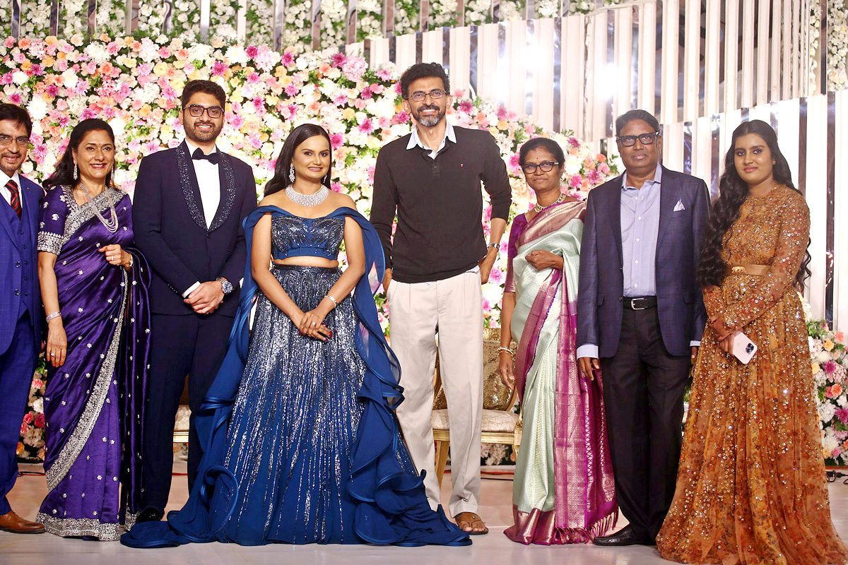 Director Gunasekhar Daughter Neelima Wedding Reception Photos   - Sakshi20