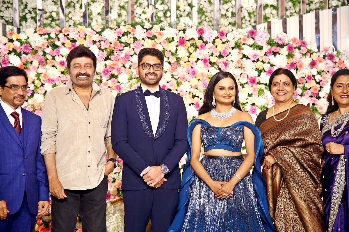 Director Gunasekhar Daughter Neelima Wedding Reception Photos   - Sakshi30