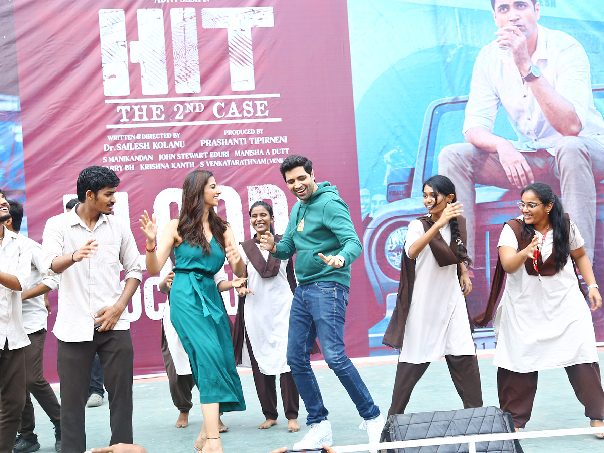 Hit2 movie team success celebrations at guntur vvit College Photos - Sakshi8