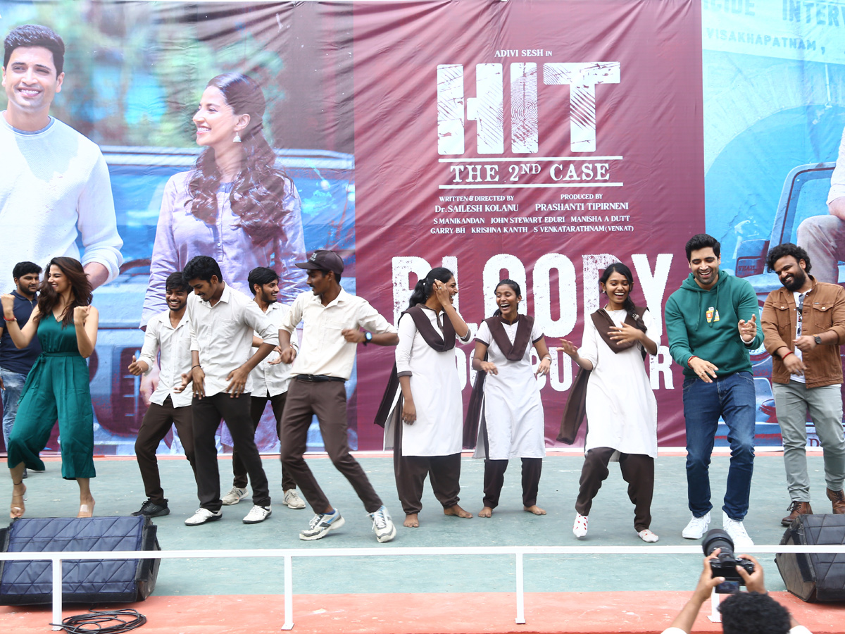 Hit2 movie team success celebrations at guntur vvit College Photos - Sakshi9