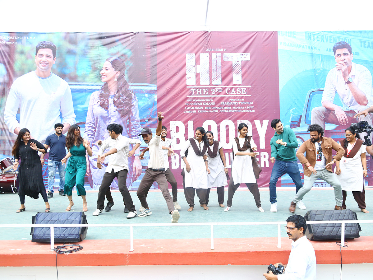 Hit2 movie team success celebrations at guntur vvit College Photos - Sakshi10