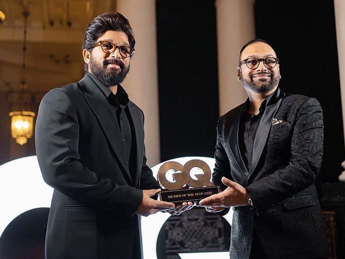 GQ personally awarded Allu Arjun as the Leading Man Photos - Sakshi9