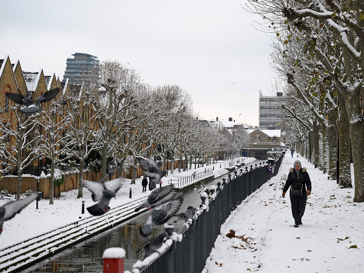 Heavy snow disrupts UK 2022 Photos - Sakshi4