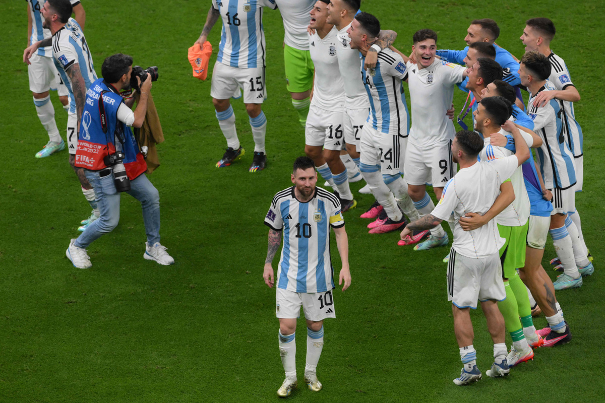 FIFA World Cup 2022 Argentina Celebrates Memorable Win Photos - Sakshi12