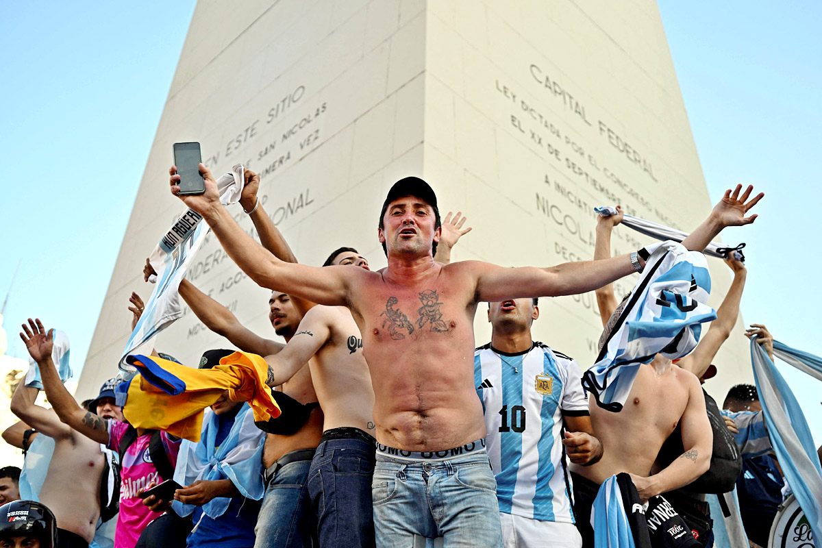 FIFA World Cup 2022 Argentina Celebrates Memorable Win Photos - Sakshi14