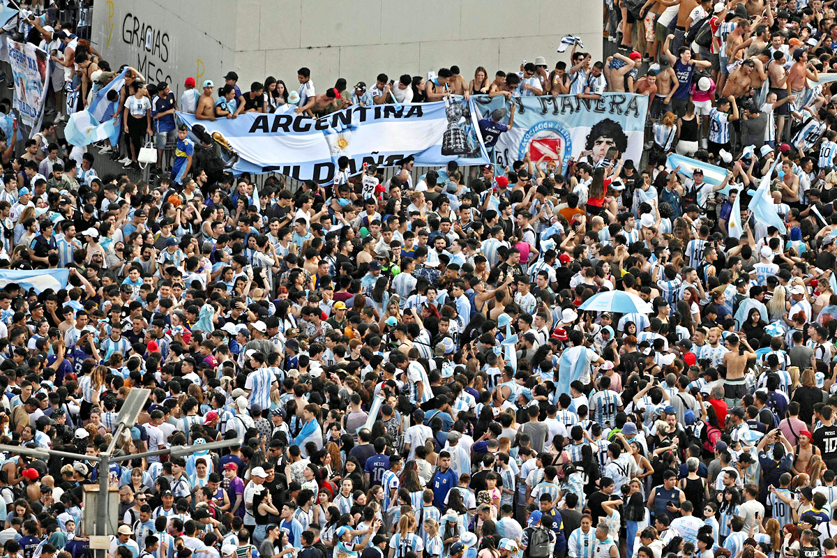 FIFA World Cup 2022 Argentina Celebrates Memorable Win Photos - Sakshi15