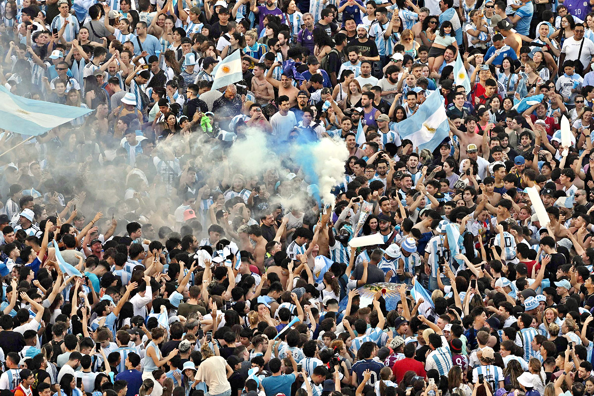 FIFA World Cup 2022 Argentina Celebrates Memorable Win Photos - Sakshi18