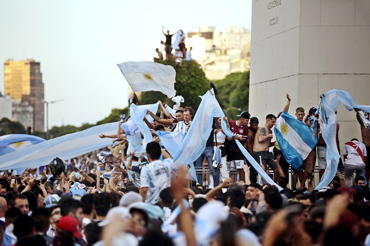 FIFA World Cup 2022 Argentina Celebrates Memorable Win Photos - Sakshi19