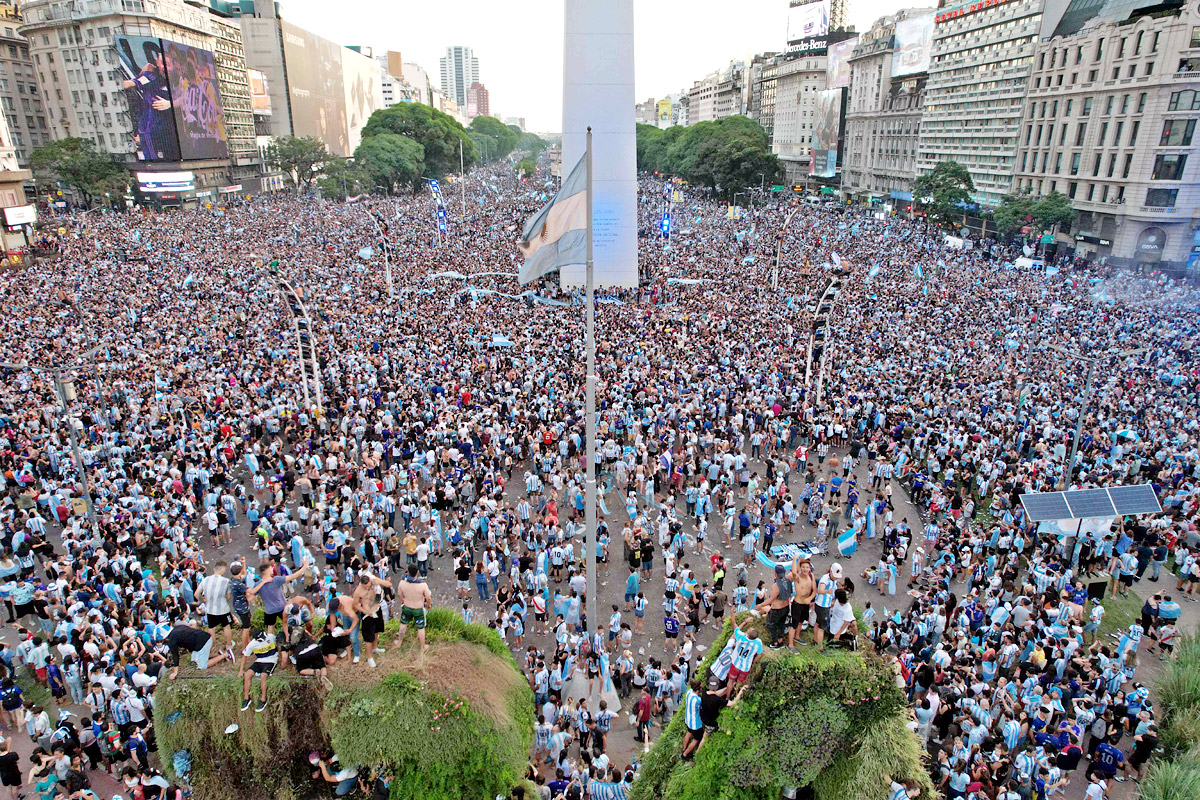 FIFA World Cup 2022 Argentina Celebrates Memorable Win Photos - Sakshi23