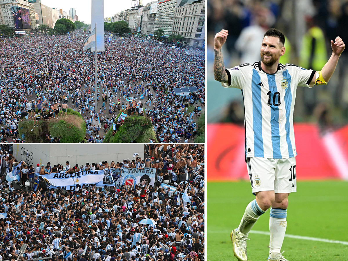 FIFA World Cup 2022 Argentina Celebrates Memorable Win Photos - Sakshi1