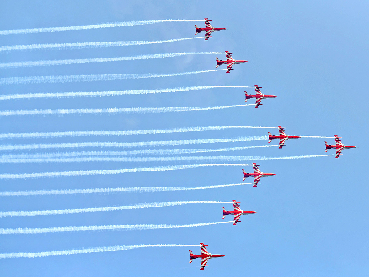 Air Show during Passing out Parade at Dundigal Photo Gallery - Sakshi14