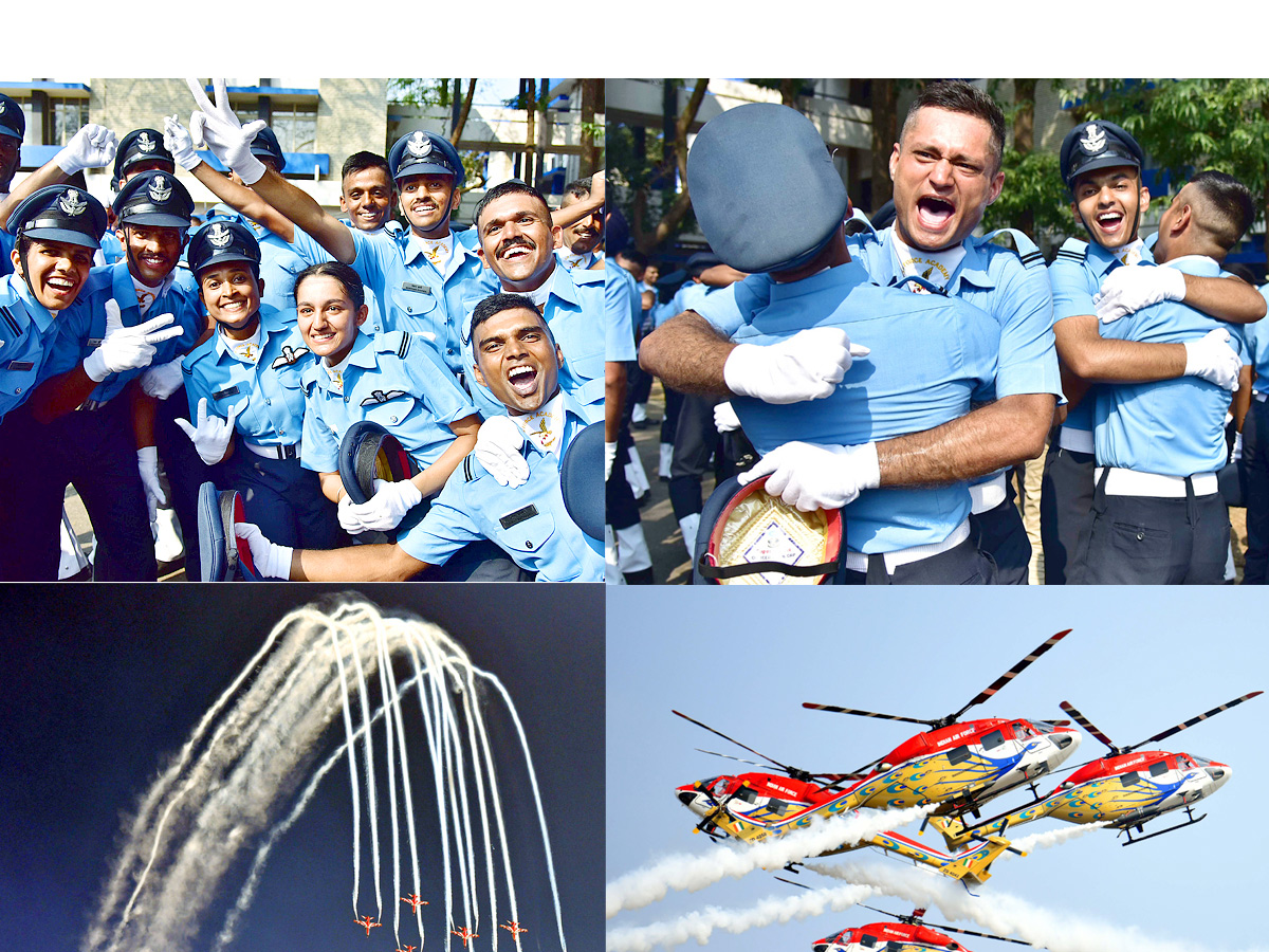 Air Show during Passing out Parade at Dundigal Photo Gallery - Sakshi1