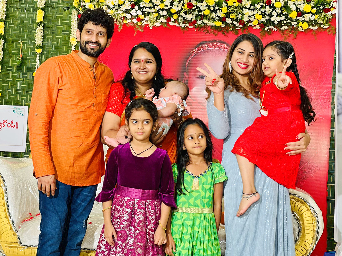 Actor Bala aditya Daughter Naming Ceremony Photos - Sakshi5