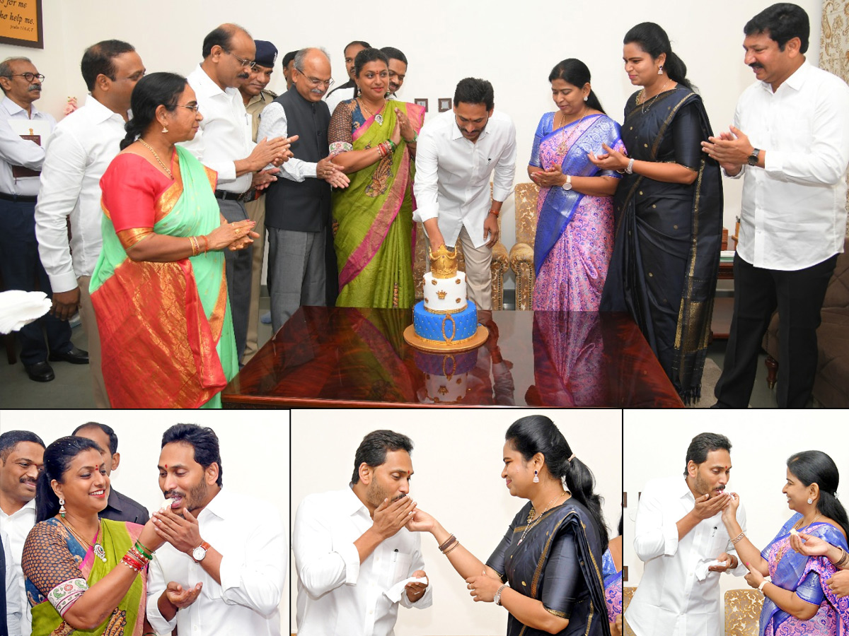 CM Jagan Birthday Celebrations At CM Camp Office   - Sakshi41