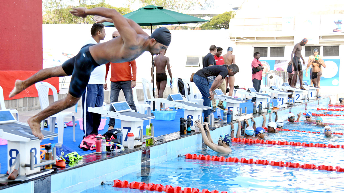 National Swimming Competition In Gachibowli At Hyderabad  - Sakshi1