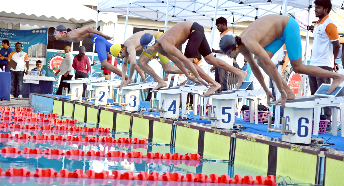 National Swimming Competition In Gachibowli At Hyderabad  - Sakshi16