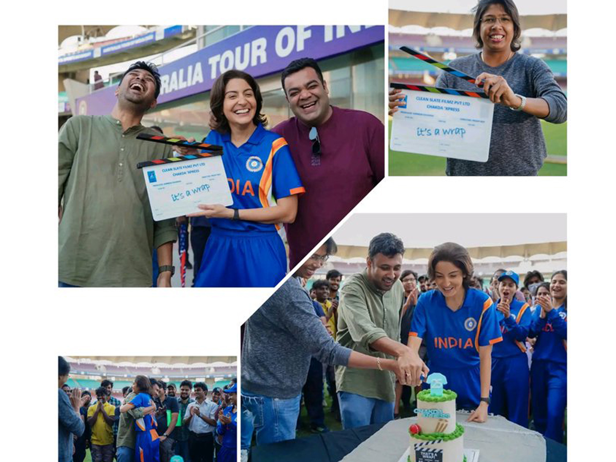 Anushka Sharma completes Chakda Xpress thanks Jhulan Goswami for the final clap Photos - Sakshi6