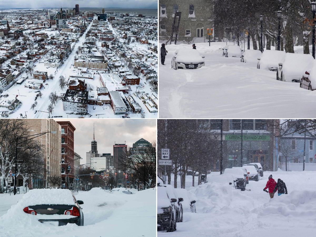 Bomb Cyclone 2022 In US Life Threatening Extremely Cold Climate - Sakshi1