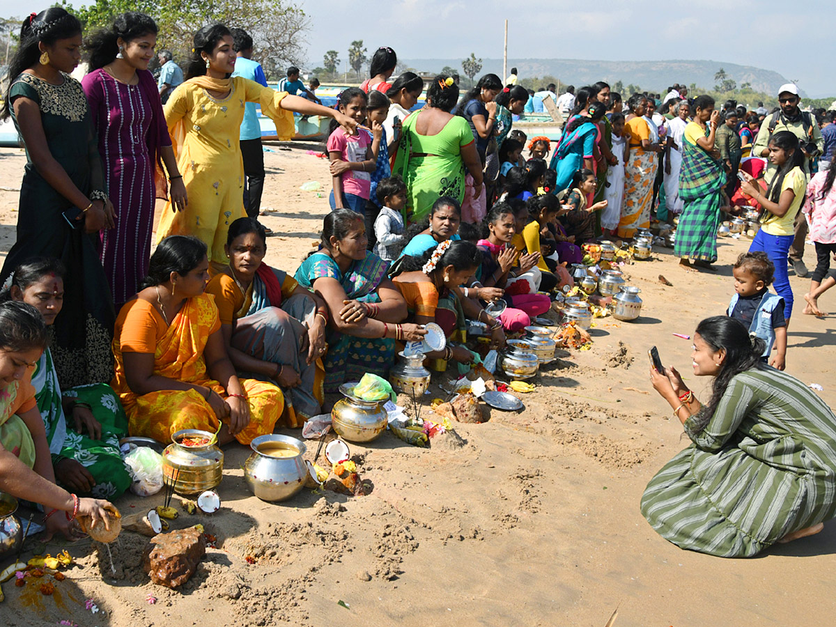 Photos: People Worship To Gangamma At Peda Jalaripeta Beach - Sakshi11