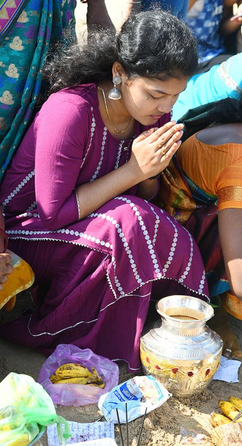 Photos: People Worship To Gangamma At Peda Jalaripeta Beach - Sakshi12