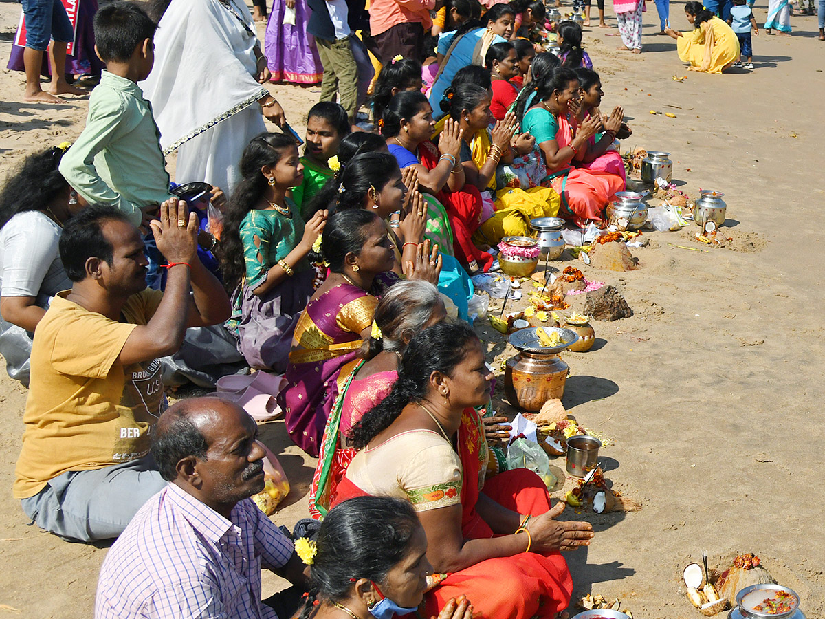 Photos: People Worship To Gangamma At Peda Jalaripeta Beach - Sakshi6