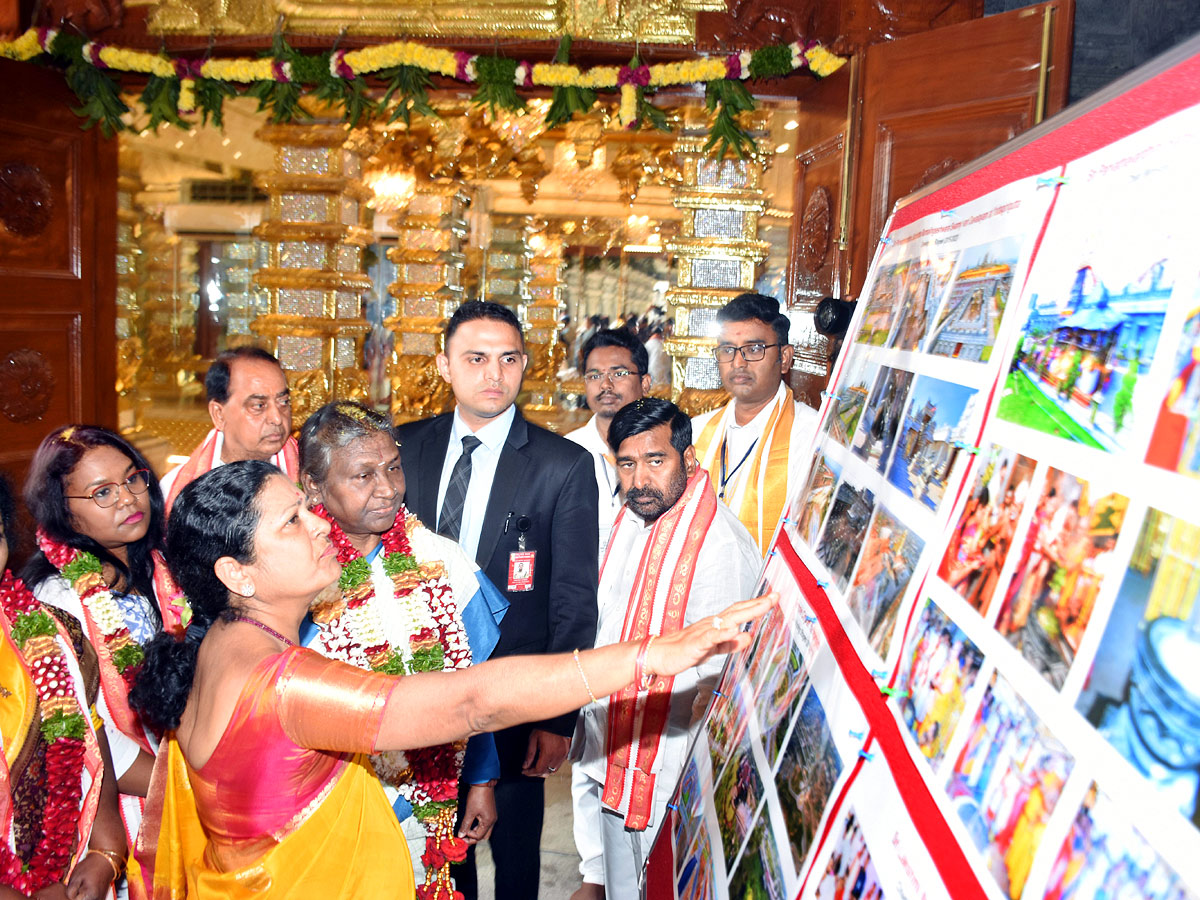 President Draupadi Murmu Visits Yadadri Temple Photos - Sakshi7