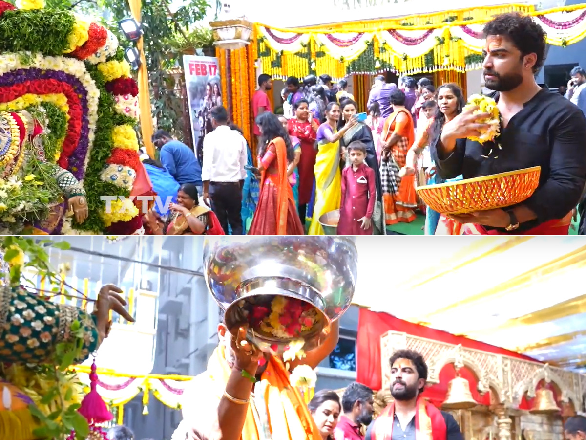 Hero Vishwak Sen At Ayyappa Padi Pooja Photos - Sakshi7