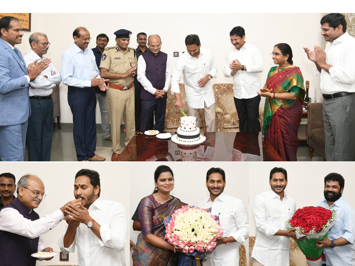 Officials wished CM Jagan Happy New Year Photos - Sakshi1