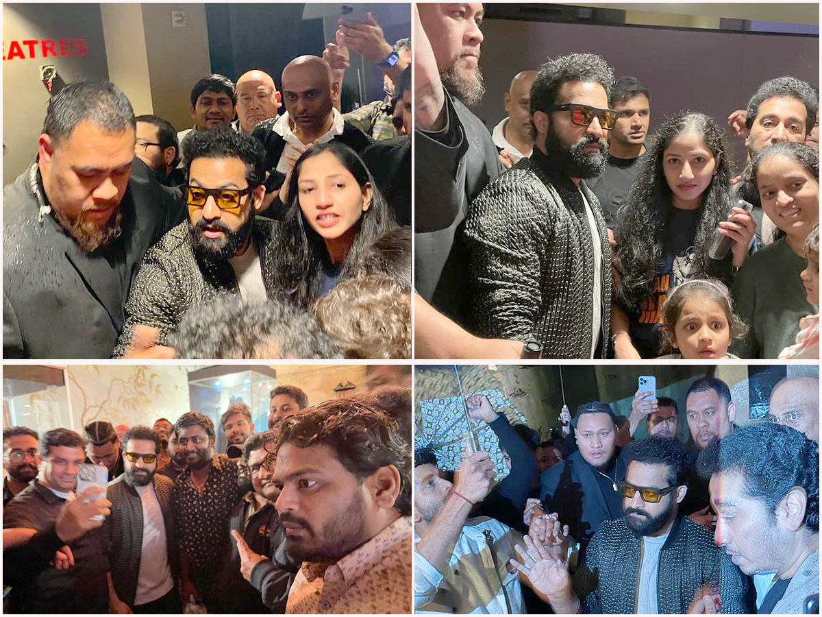 RRR Star Jr NTR Mobbed By Fans At Los Angeles Photos - Sakshi1