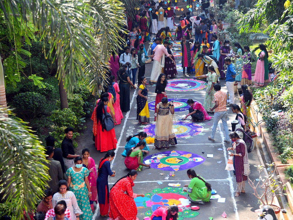 Sankranti Celebrations in Siddhartha College At Vijayawada Photos - Sakshi12