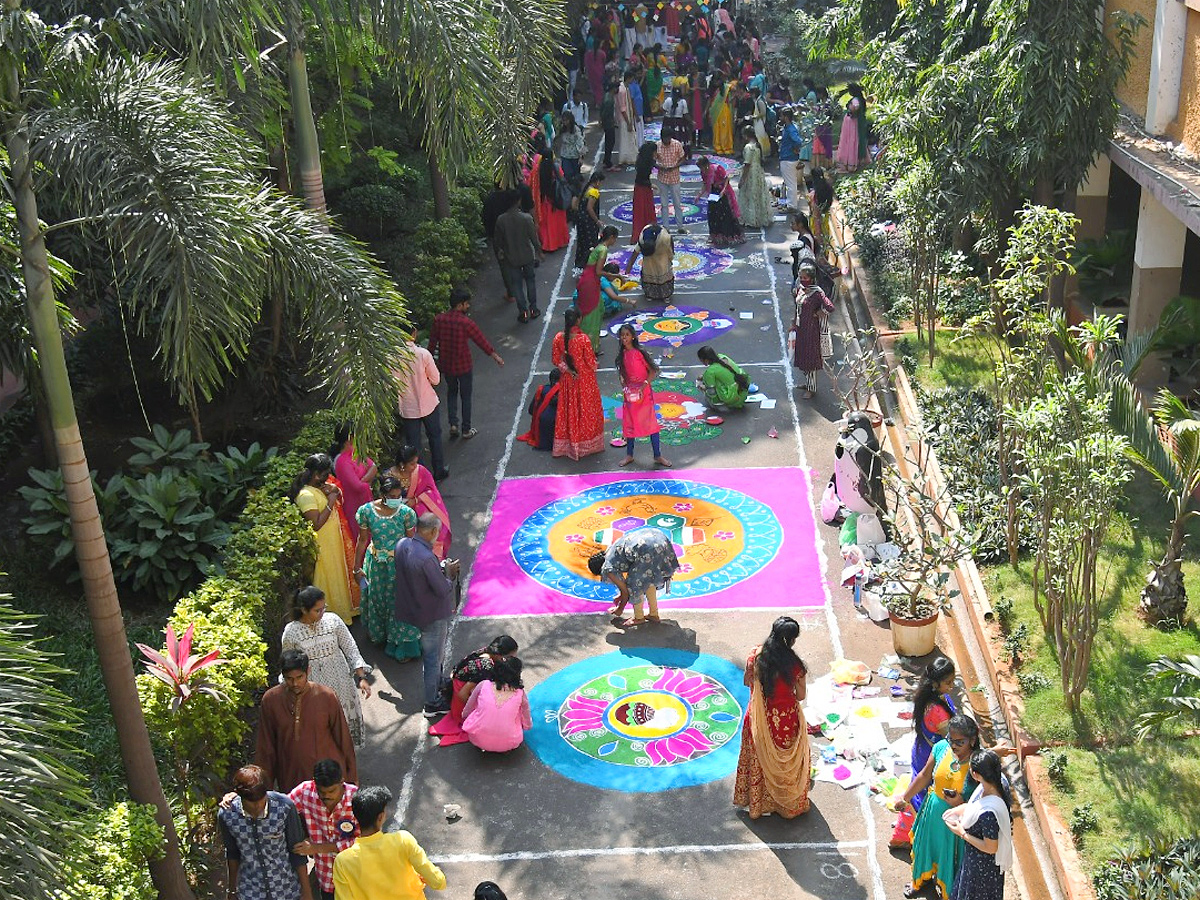 Sankranti Celebrations in Siddhartha College At Vijayawada Photos - Sakshi13