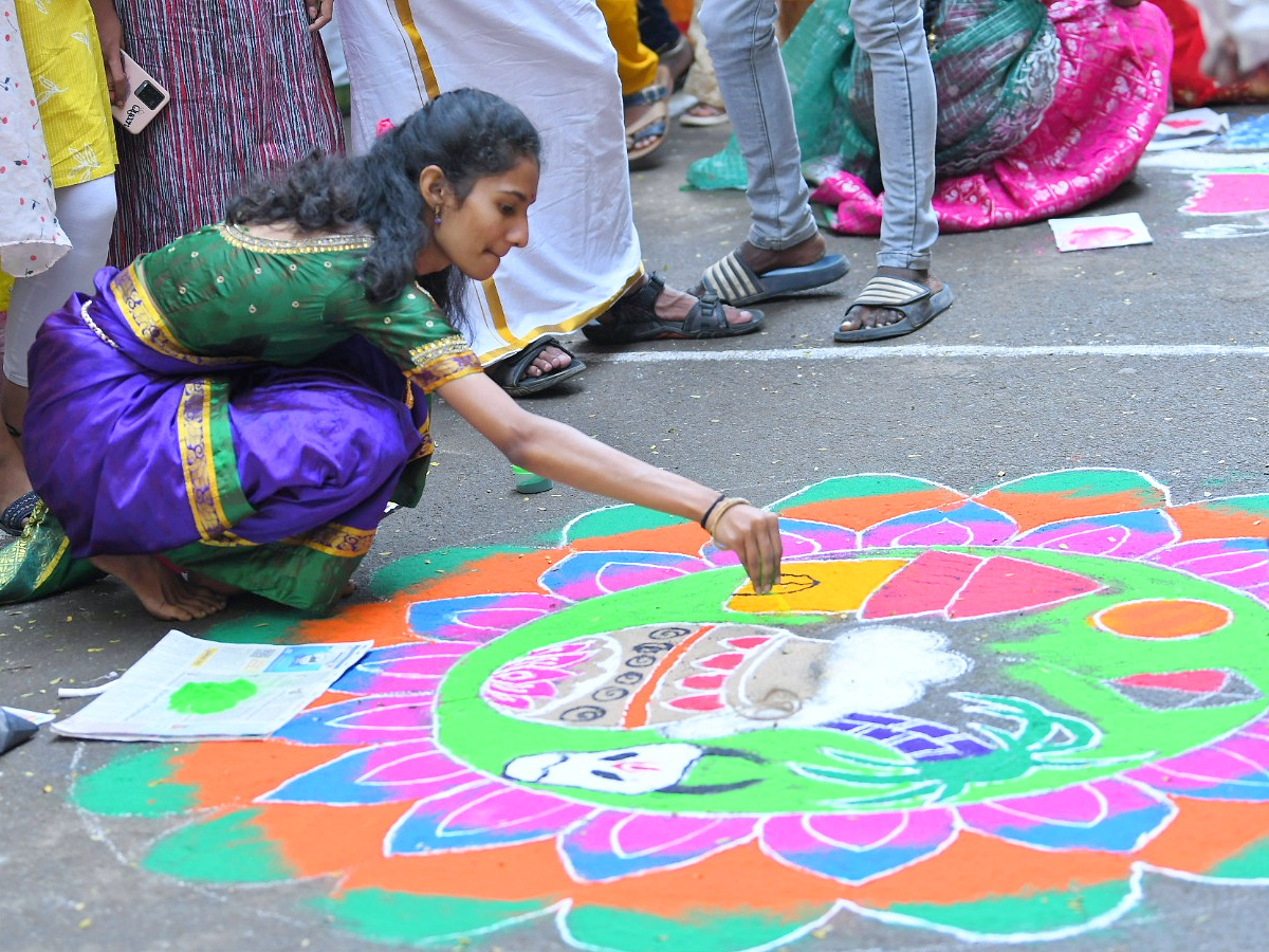 Sankranti Celebrations in Siddhartha College At Vijayawada Photos - Sakshi16