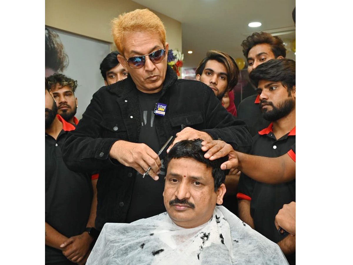 Hair stylist Jawed Habib launches Hair Studio in Hyderabad Photos - Sakshi8