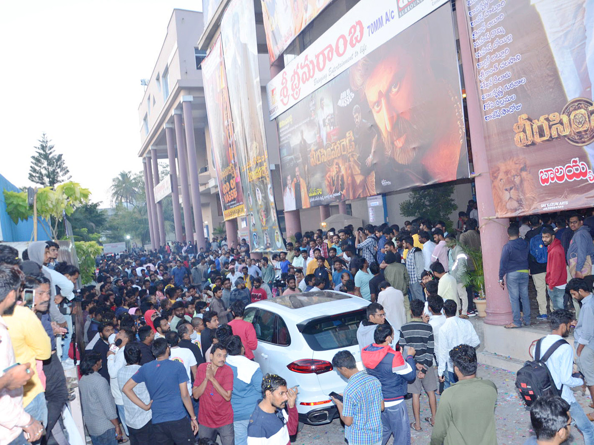 Balakrishna grand entry at Bramaramba Theatre Photos - Sakshi16