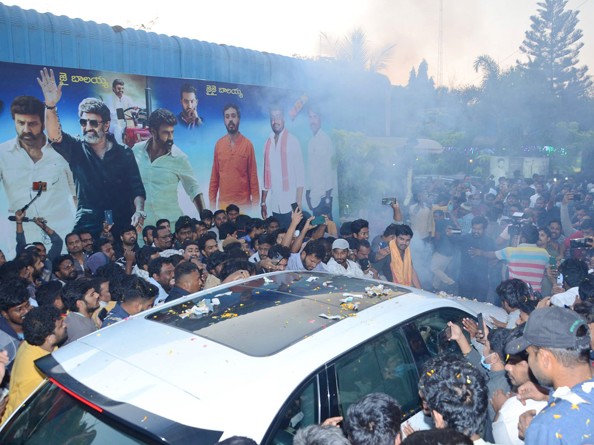 Balakrishna grand entry at Bramaramba Theatre Photos - Sakshi3