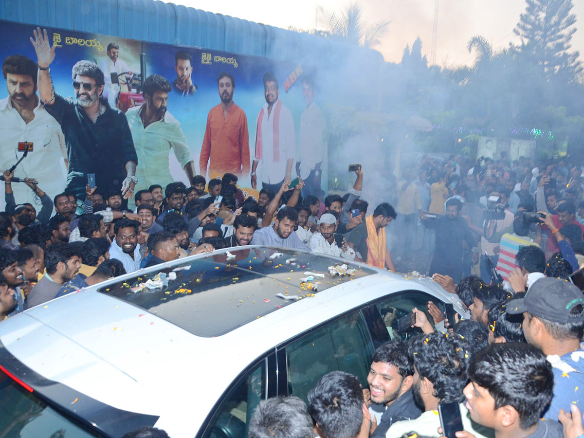 Balakrishna grand entry at Bramaramba Theatre Photos - Sakshi4