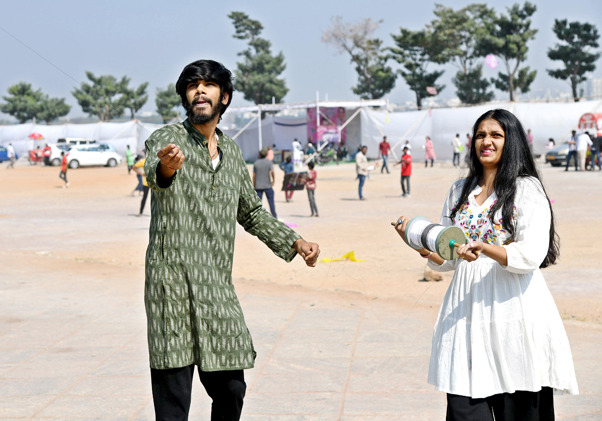 Kites Festival at Parade Grounds   - Sakshi1