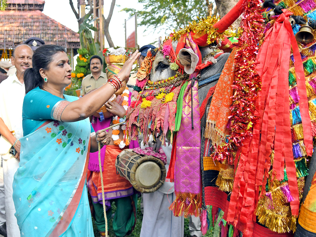 Minister Roja Participated in Sankranti Celebrations  - Sakshi5