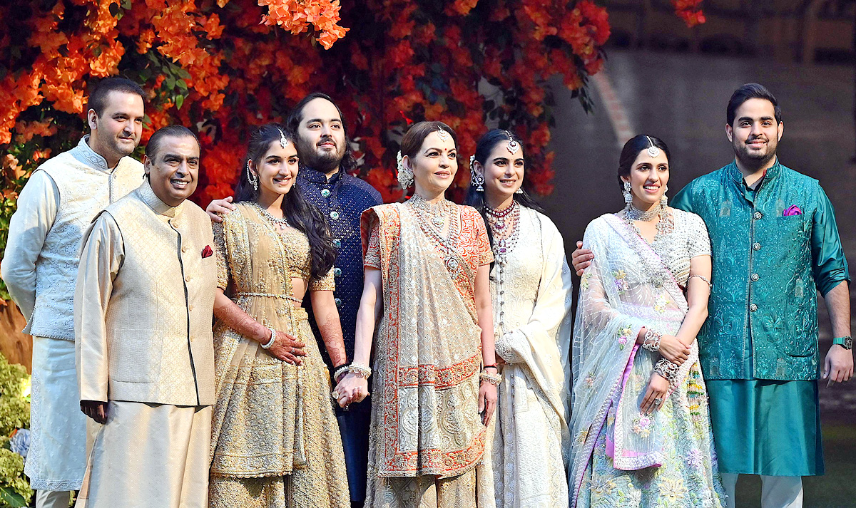 Anant Ambani, Radhika Engagement Ceremony Photos  - Sakshi2