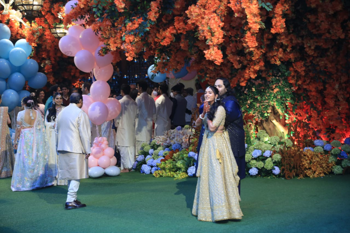 Anant Ambani, Radhika Engagement Ceremony Photos  - Sakshi3