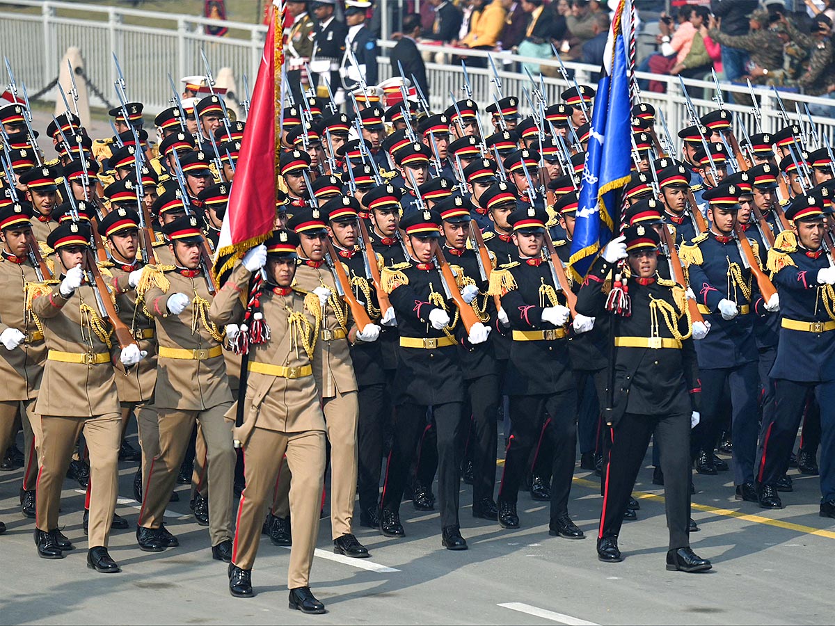 Rehearsal of the Republic Day Parade 2023 at New Delhi - Sakshi12