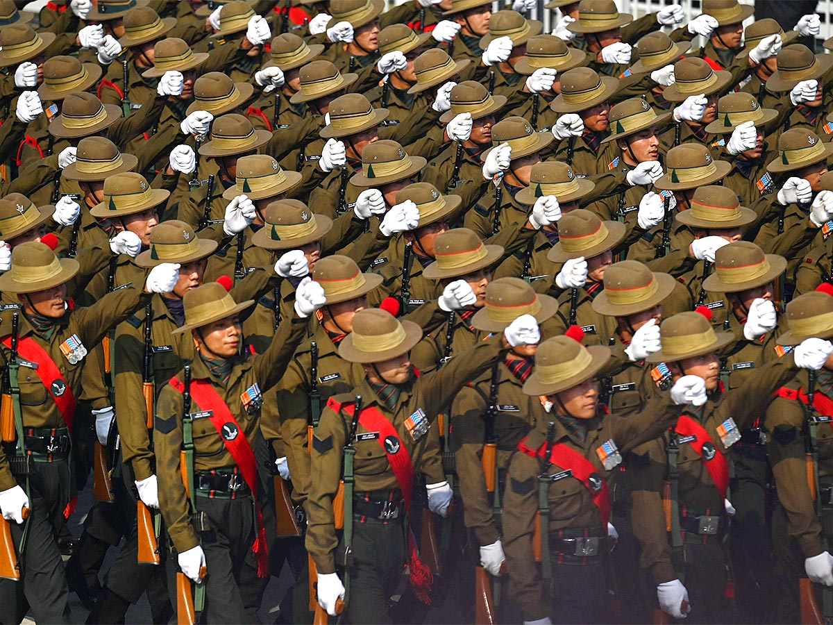 Rehearsal of the Republic Day Parade 2023 at New Delhi - Sakshi14