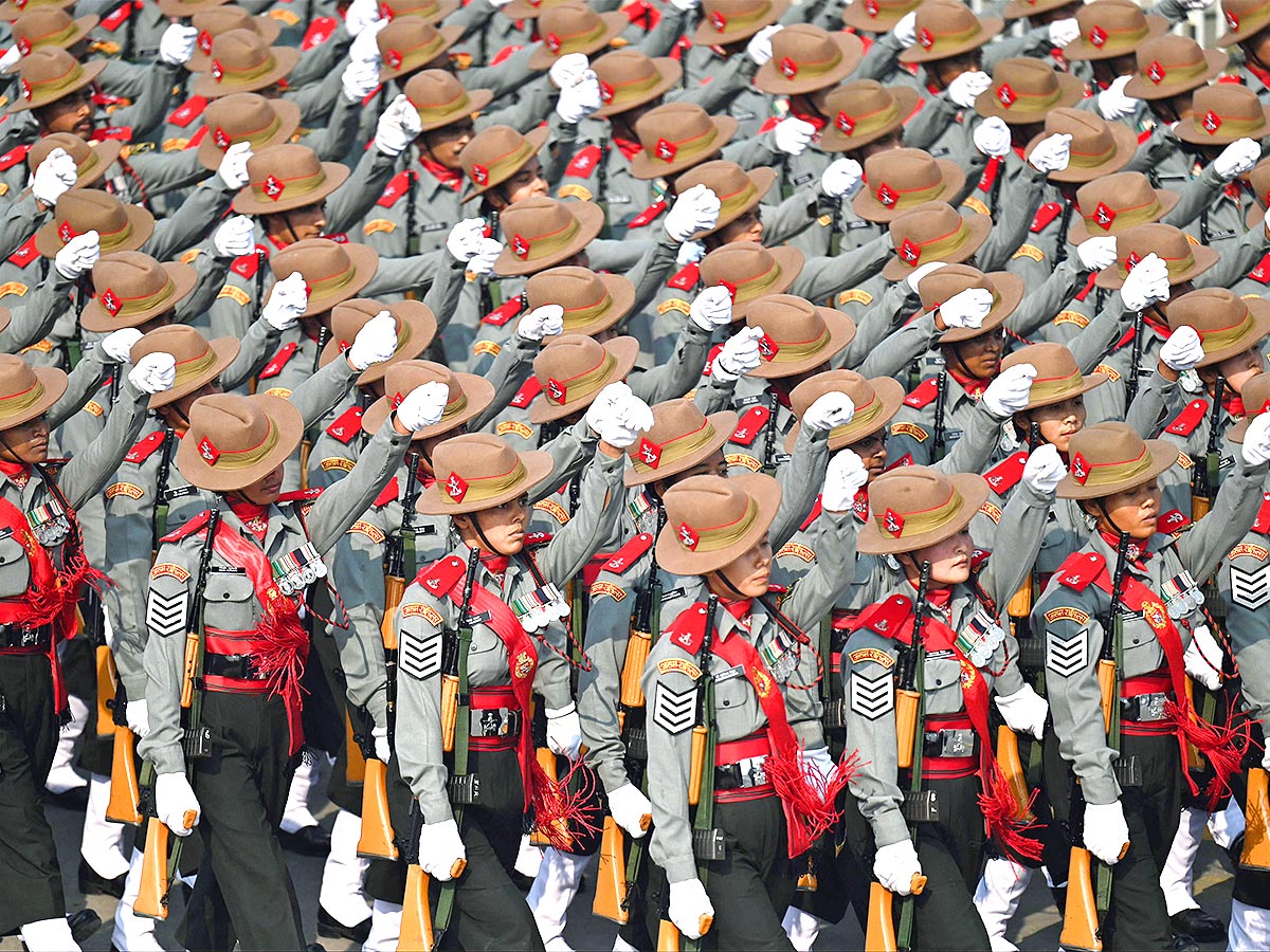 Rehearsal of the Republic Day Parade 2023 at New Delhi - Sakshi15